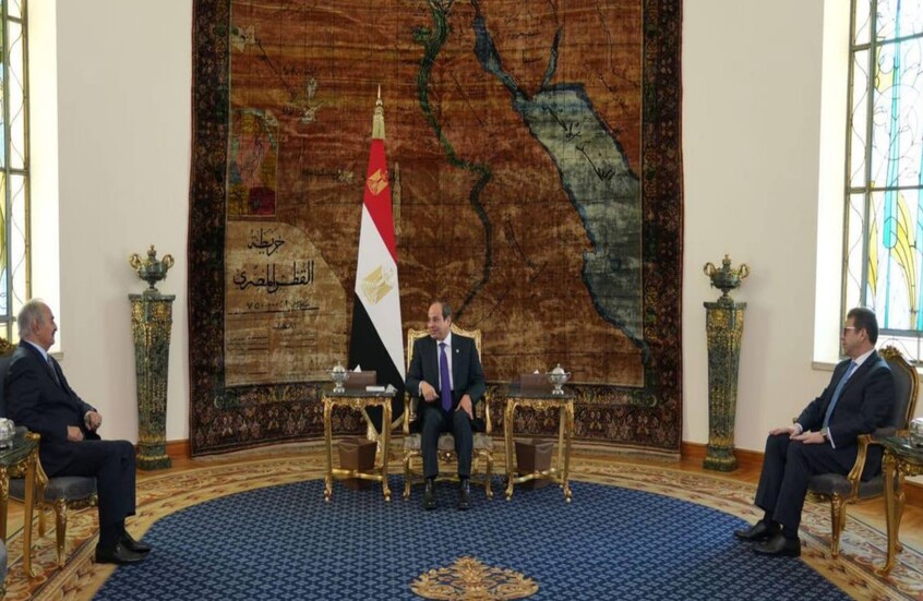 السيسي يبحث مع حفتر توحيد المؤسسات الليبية وإجراء الانتخابات