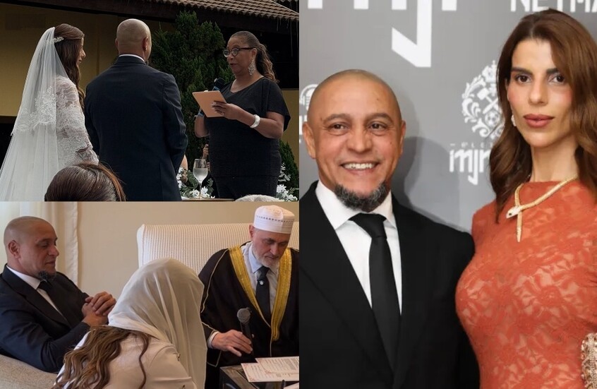 شائعات إسلام روبرتو كارلوس تحت المجهر.. زوجته المغربية تكشف القصة كاملة