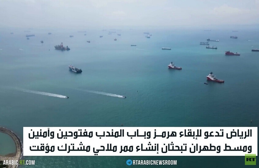 الرياض.. أمن الملاحة بهرمز وباب المندب