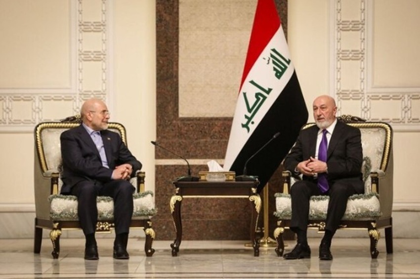 قاليباف في بغداد: هدف الولايات المتحدة هو نهل دول الخليج