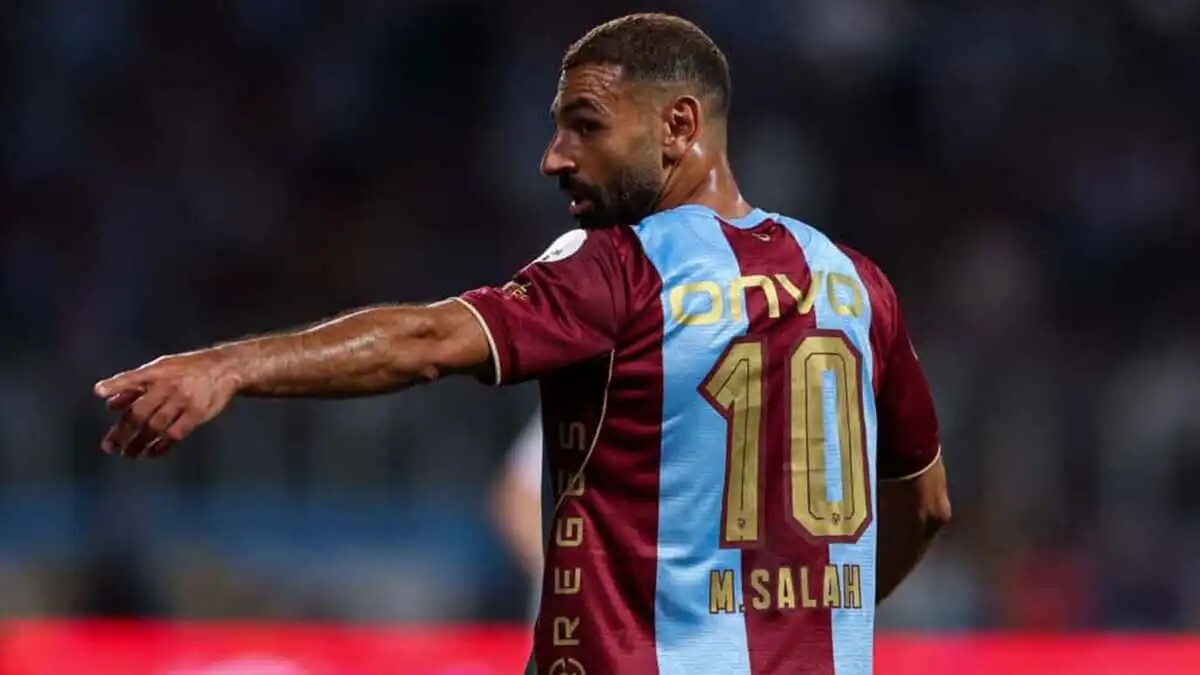 رد فعل محمد صلاح  بعد تلقي طرابزون الهدف الرابع أمام فيرنشيفاروشي (فيديو)