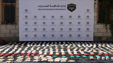 سوريا.. إحباط محاولة تهريب شحنة كبيرة من المخدرات ‏إلى ‏الأردن في ريف السويداء الشرقي (صور)
