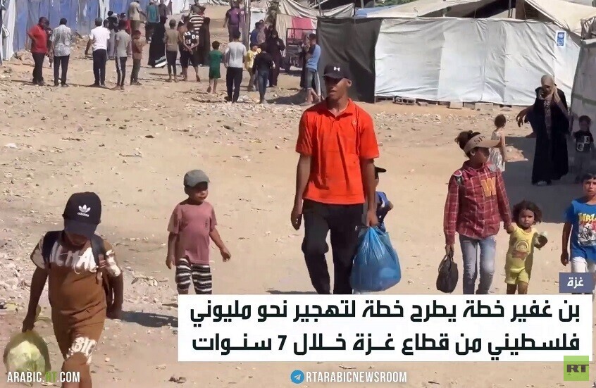 بن غفير يعيد ملف التهجير إلى الواجهة