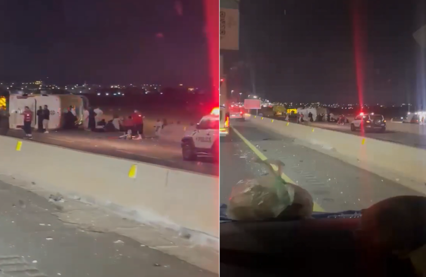 مصرع 3 معتمرين مصريين بانقلاب حافلة في مكة