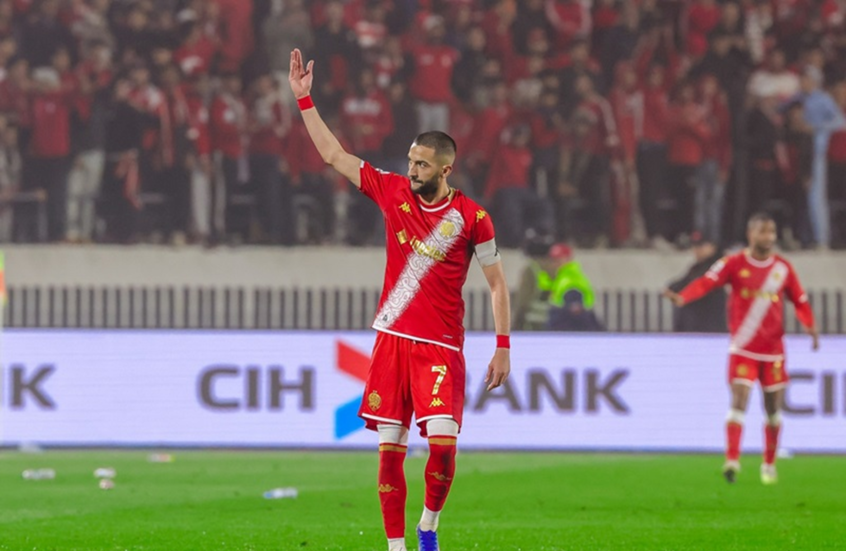الوداد المغربي يفسخ تعاقده مع زياش