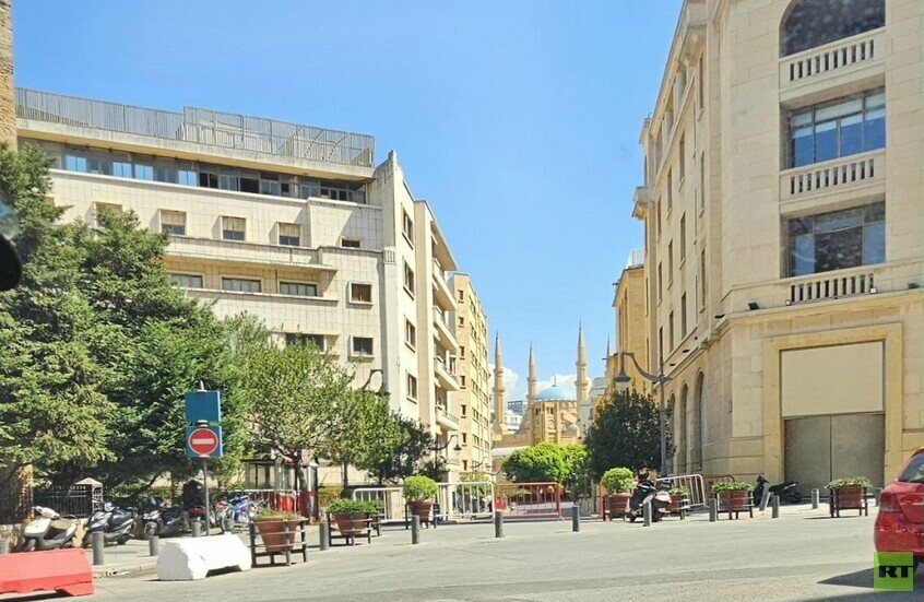 وسط العاصمة اللبنانية بيروت