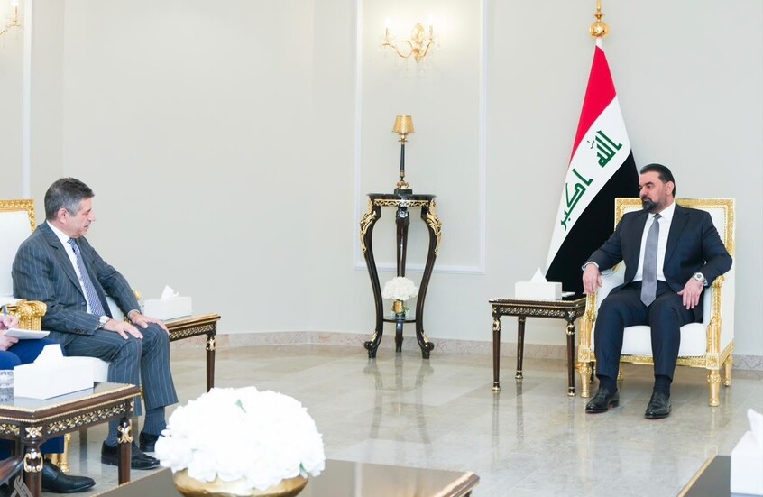 الحلبوسي يبحث مع القائم بالأعمال الأمريكي العلاقات الثنائية والأوضاع في المنطقة