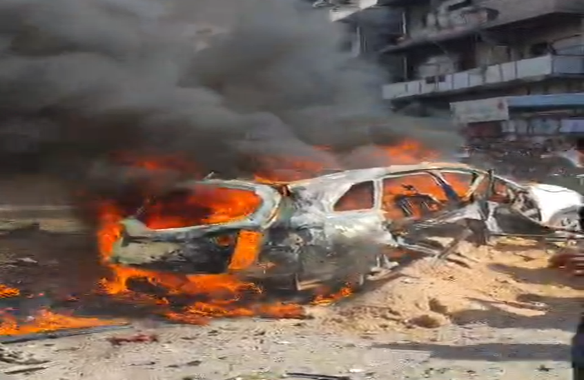 قتلى ومصابون في قصف إسرائيلي لسيارة جيب سبورتاج بحي الشيخ رضوان شمالي مدينة غزة / RT