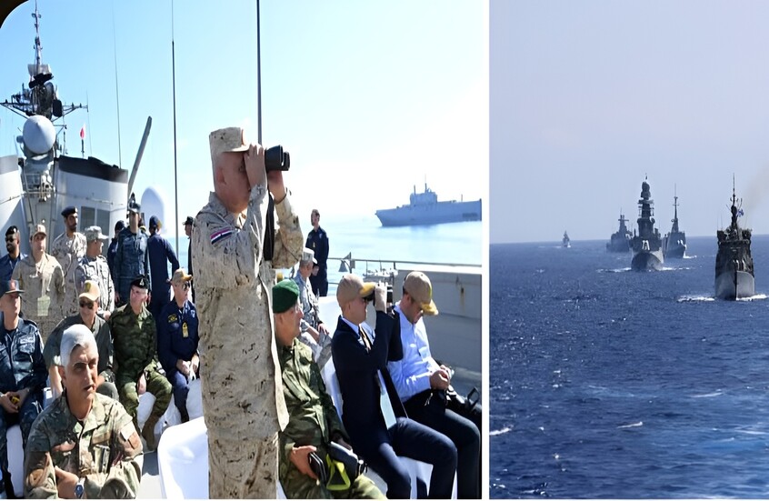 مقاتلات ومروحيات وسفن وقوات خاصة.. الجيش المصري في قلب مناورة ضخمة باليونان