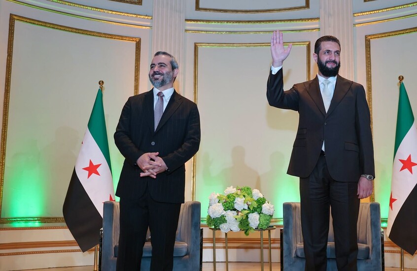 الرئيس السوري أحمد الشرع يلتقي وفداً من الجالية السورية في الولايات المتحدة بمدينة نيويورك