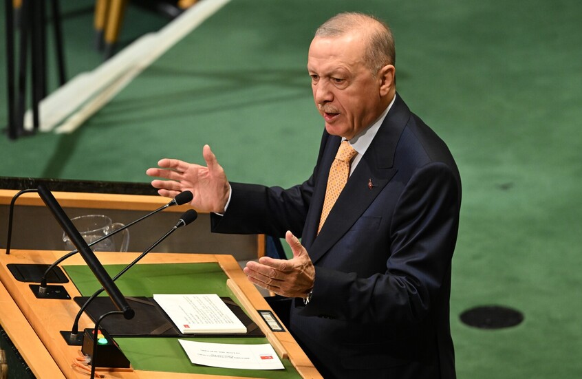 أردوغان في كلمته أمام الجمعية العامة للأمم المتحدة