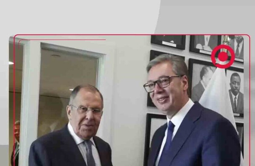 فوتشيتش يطلب من لافروف نقل تحياته لبوتين ويشكره على الصداقة