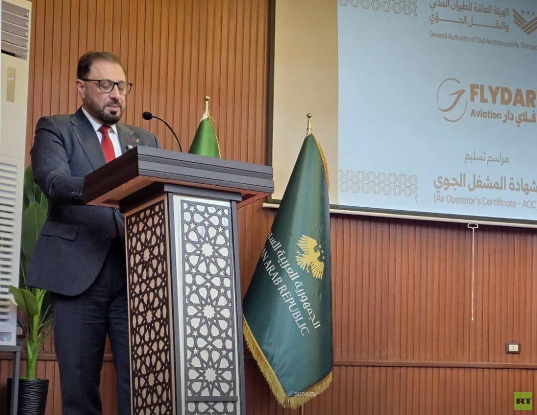 شركة طيران سورية خاصة تتسلم من الهيئة العامة للطيران المدني شهادة مشغل جوي