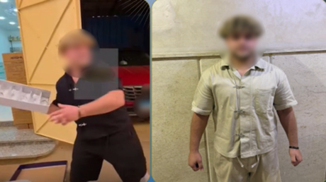 مصر.. القبض على صاحب محل يسوق منتجاته بطريقة غريبة (فيديو)