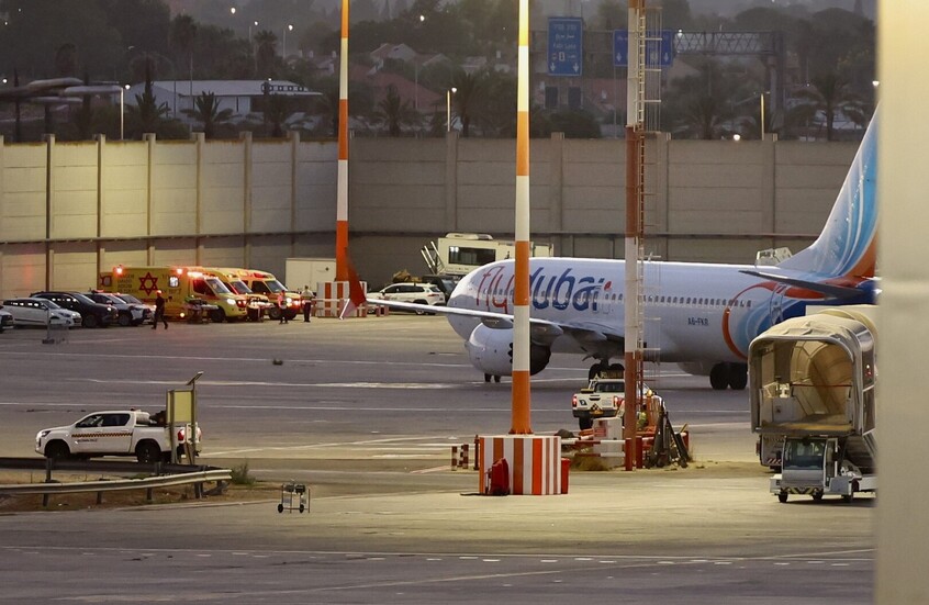 طائرة "فلاي دبي" تهبط في مطار سعودي