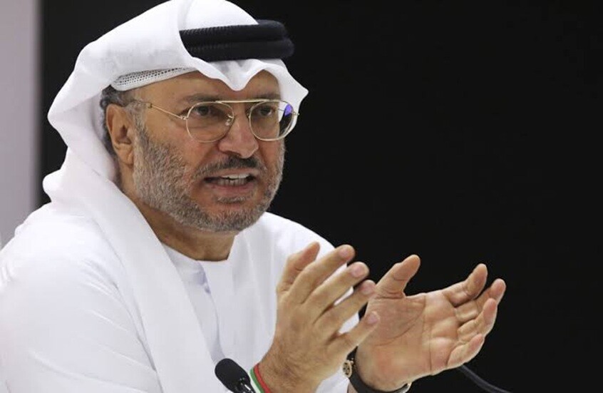 قرقاش يصف حادث "فلاي دبي" بـ"العمل الإرهابي الخطير"