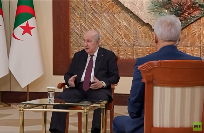 الرئيس الجزائري عبد المجيد تبون