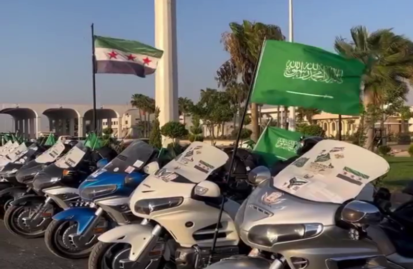 دراجون سعوديون يعبرون سوريا في رحلة تجمع الرياضة والسياحة
