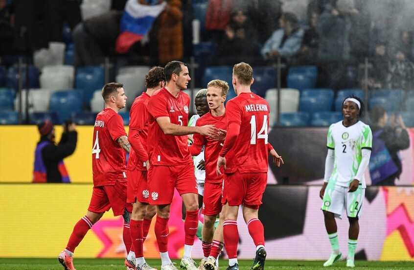 روسيا تتعادل مع نيجيريا وديا