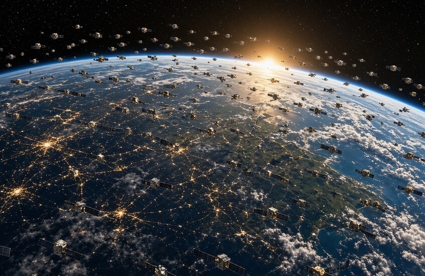 شبكة ضخمة من الأقمار الصناعية الصغيرة تحيط بكوكب الأرض