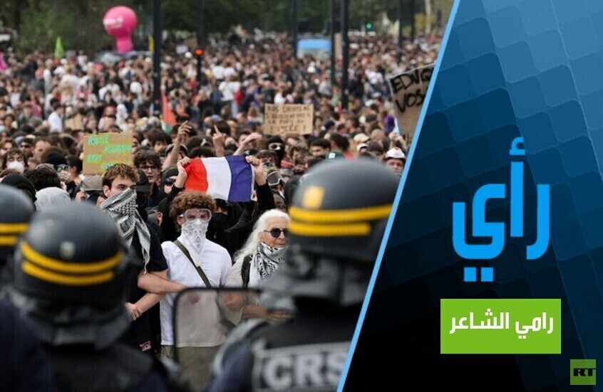 تسونامي المظاهرات الفرنسية وتقدم العملية العسكرية الروسية