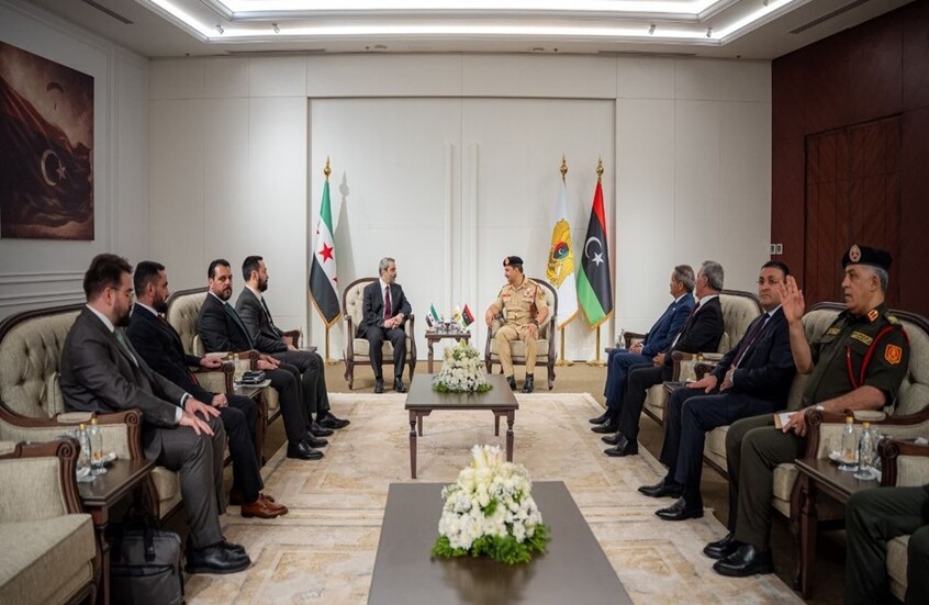 الشيباني يبحث مع حفتر العديد من الملفات منها ملف المفقودين السوريين في ليبيا
