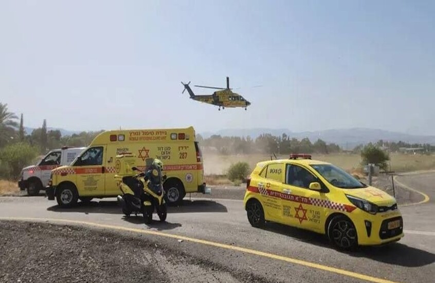 إذاعة الجيش الإسرائيلي: 20 إصابة بينها حالات خطرة في الانفجار شمال إسرائيل