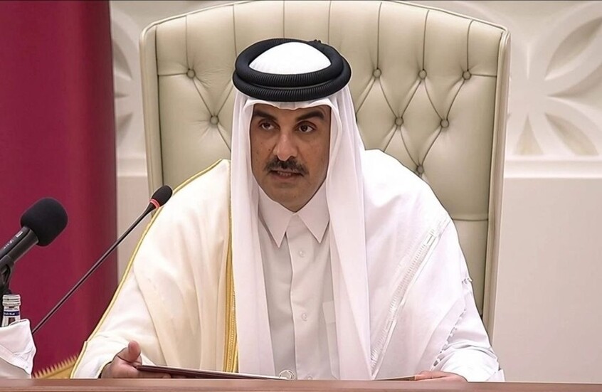 أمير قطر يؤكد أن إغلاق مضيق هرمز والأضرار في رأس لفان أديا إلى تعطل مهم في صادرات الدولة