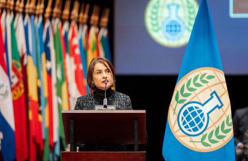 المديرة العامة الجديدة لمنظمة حظر الأسلحة الكيميائية (OPCW) سابرينا دالافيور