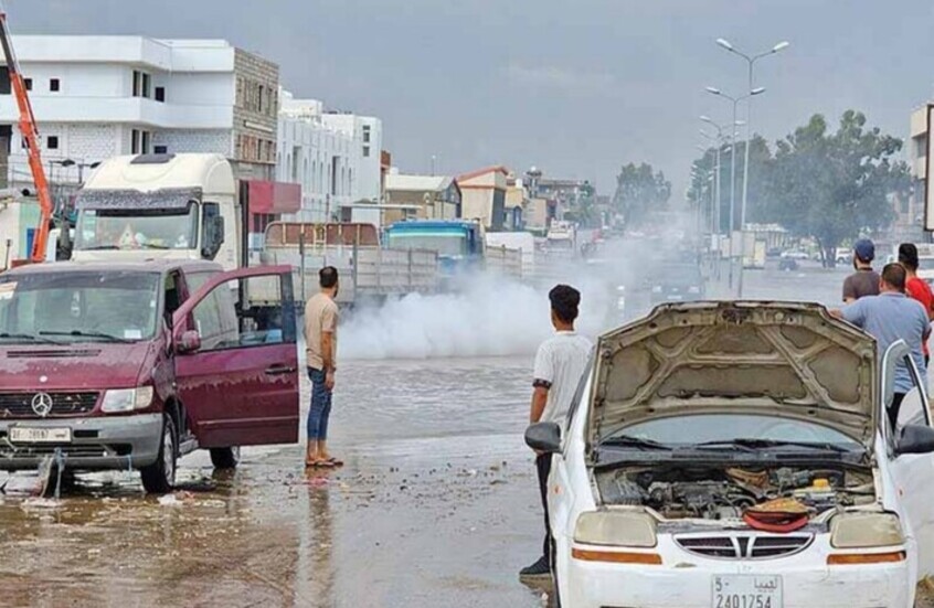 أمطار غزيرة في طرابلس