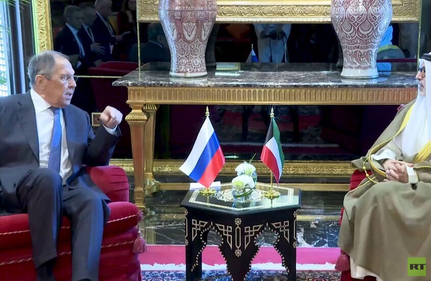 المنامة.. محادثات سيرغي لافروف مع وزير الخارجية الكويتي جراح جابر الأحمد الصباح