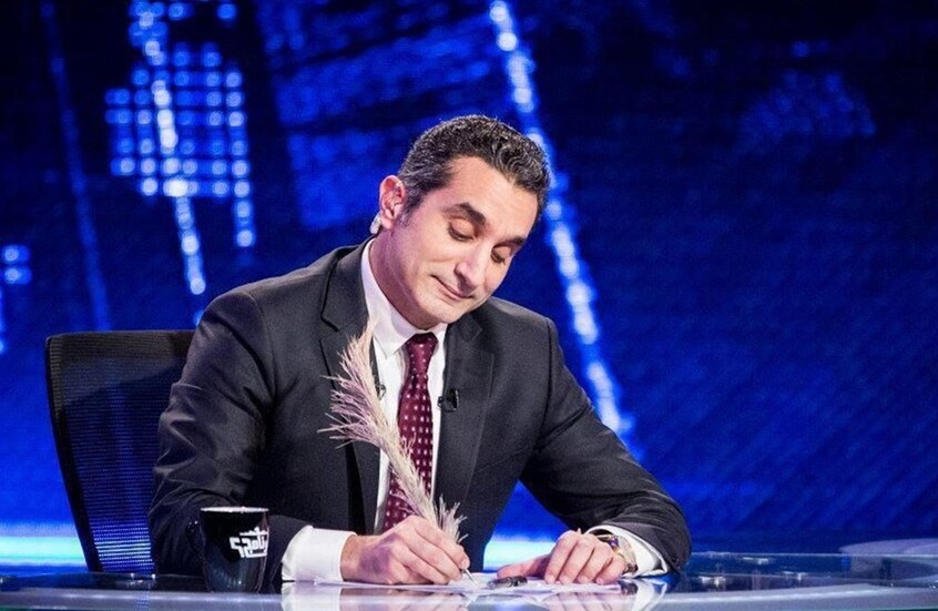 لأول مرة.. باسم يوسف يتحدث أمام السيسي عن محاولة الوقيعة بين مصر والسعودية