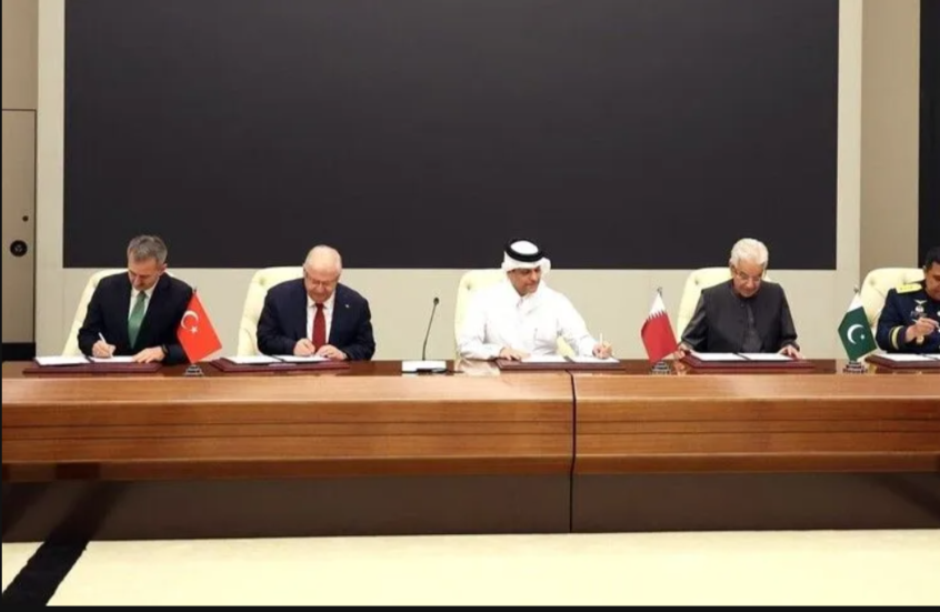 الدفاع التركية تعلن توقيع مذكرة "بدر" مع قطر وإندونيسيا وباكستان