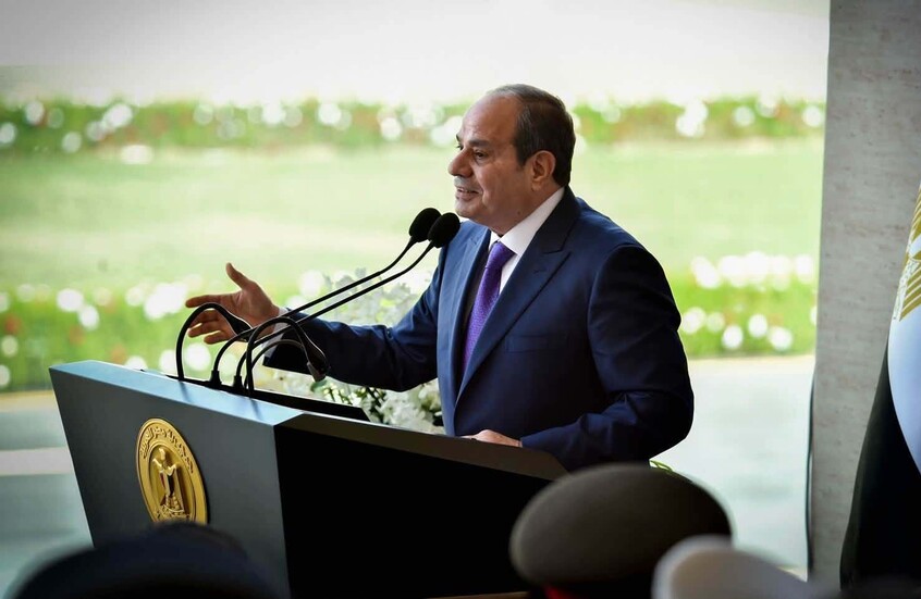 الرئيس السيسي خلال كلمة في حفل تخرج دفعة جديدة من الأكاديمية العسكرية المصرية