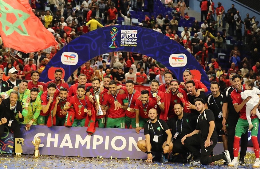 منتخب المغرب بطلا لإفريقيا للصالات للمرة الرابعة