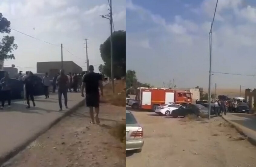 المشاهد الأولى من موقع الهجوم على كنيسة الكرك في الأردن