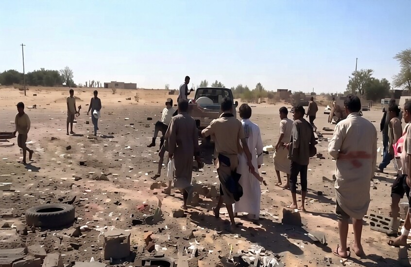 وزارة الصحة بحكومة الحوثيين: 14 قتيلا و15 جريحا باستهداف سوق حزم الجوف بغارات سعودية
