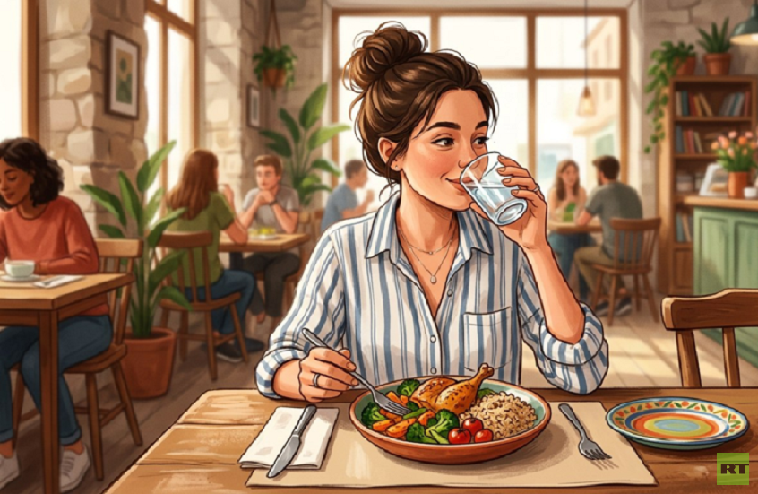 هل يضر شرب الماء أثناء الطعام بعملية الهضم؟

                  تؤكد الدكتورة فيكتوريا بوغوسيان، أخصائية أمراض الجهاز الهضمي، أن شرب الماء أثناء تناول الطعام أمر طبيعي، ولا يؤثر سلبا على عملية الهضم.