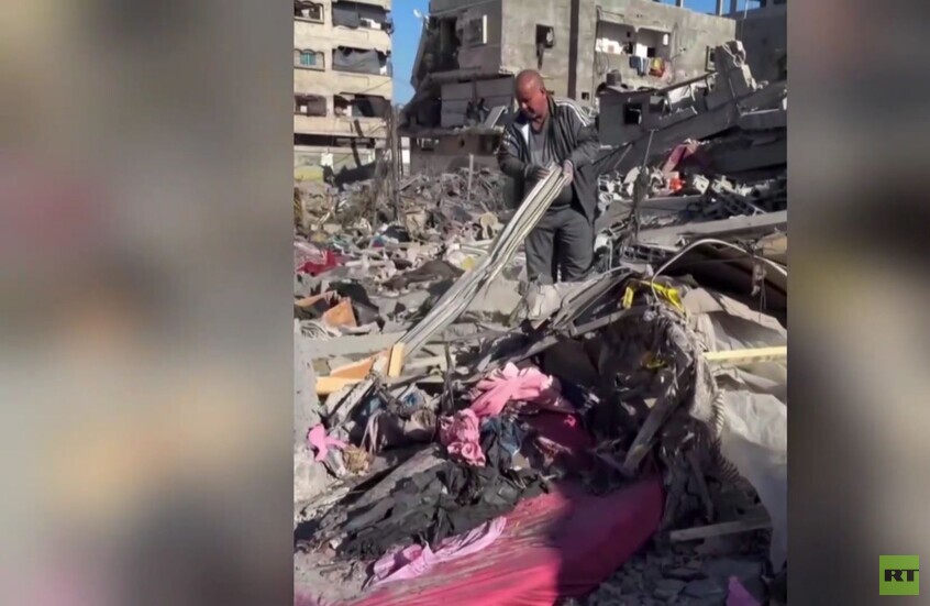 قطاع غزة.. آثار القصف الإسرائيلي على مخيم البريج