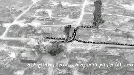 الجيش الإسرائيلي: تدمير مسار تحت أرضي بطول كيلومتر ونصف شمال قطاع غزة