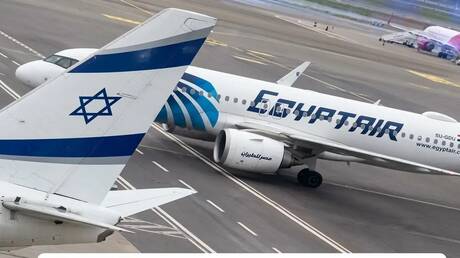 غضب في تل أبيب من طيار مصري وثق طائرة 