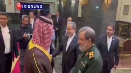 مشاهد من الاستقبال الحافل لوزير الدفاع السعودي في إيران